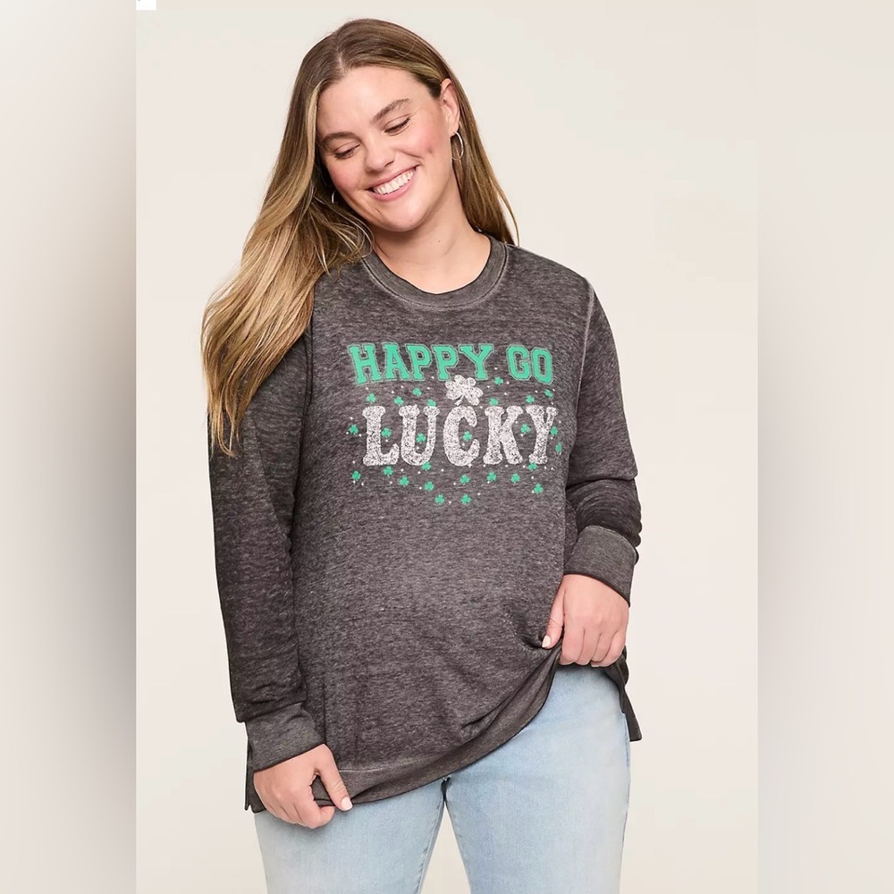 Lane Bryant 14/16 Happy Go Lucky Sweatshirt
